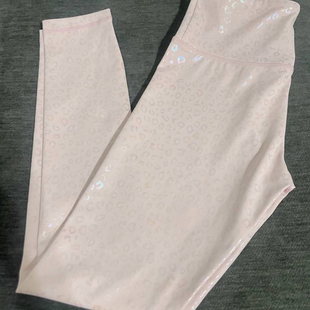 Zyia Pink Unicorn Leopard Print Light N Tight Leggings